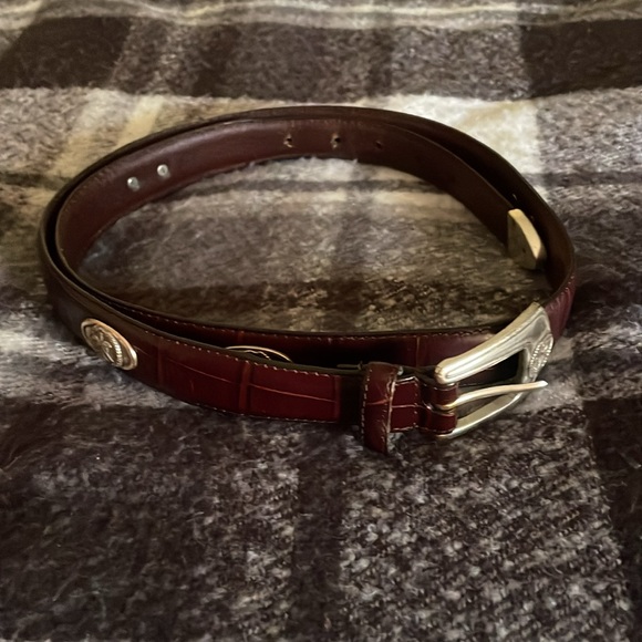 Aquarius Men’s Brown Leather Golf Belt - Picture 1 of 6